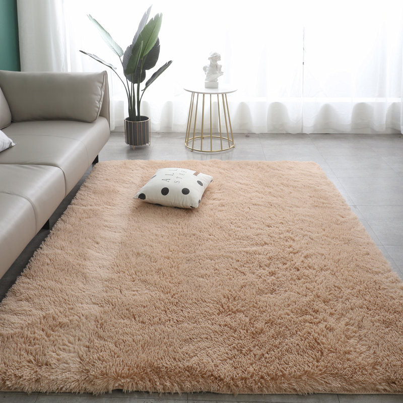 Tapis en peluche, tapis décoratif, revêtement de sol moderne pour le salon et la chambre à coucher, décoration d'intérieur