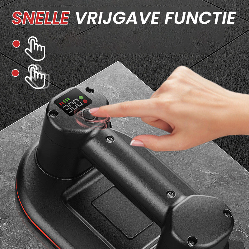 🏗️🔥 Ventouse industrielle électrique | Écran intelligent et capacité de charge de 300 kg – parfait pour le granit, le carrelage et le verre✨
