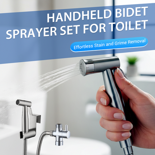 Ensemble de douchette bidet portable pour toilettes