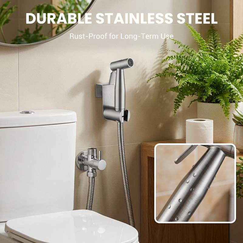 Ensemble de douchette bidet portable pour toilettes