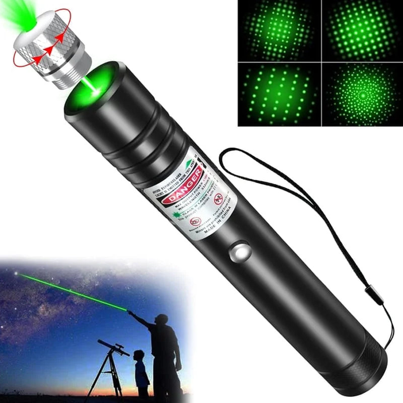 Lumière laser rouge et verte à point unique
