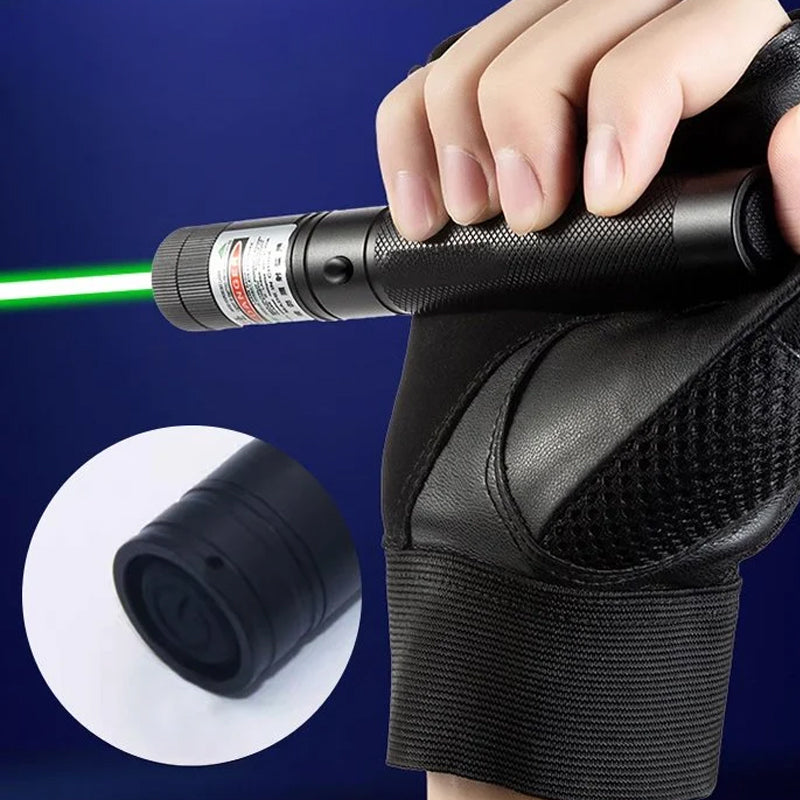 Lumière laser rouge et verte à point unique
