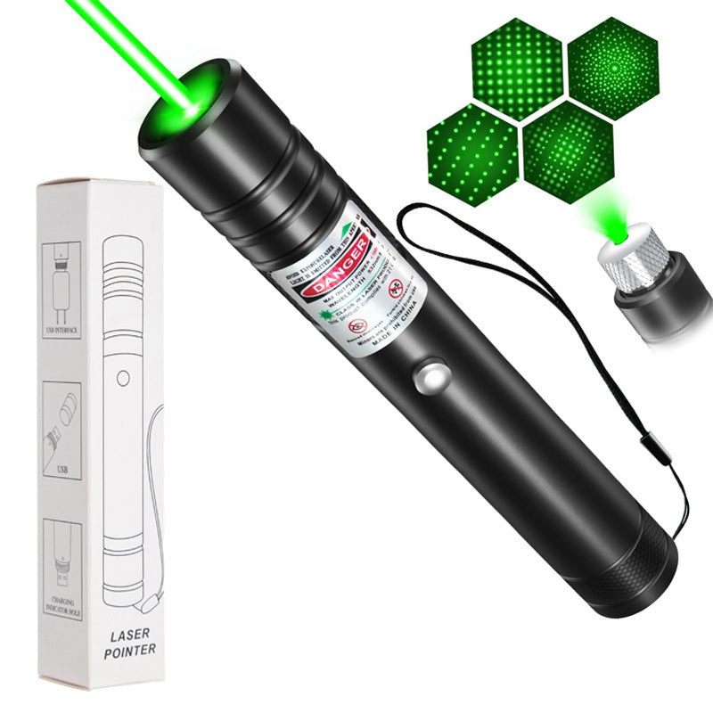 Lumière laser rouge et verte à point unique