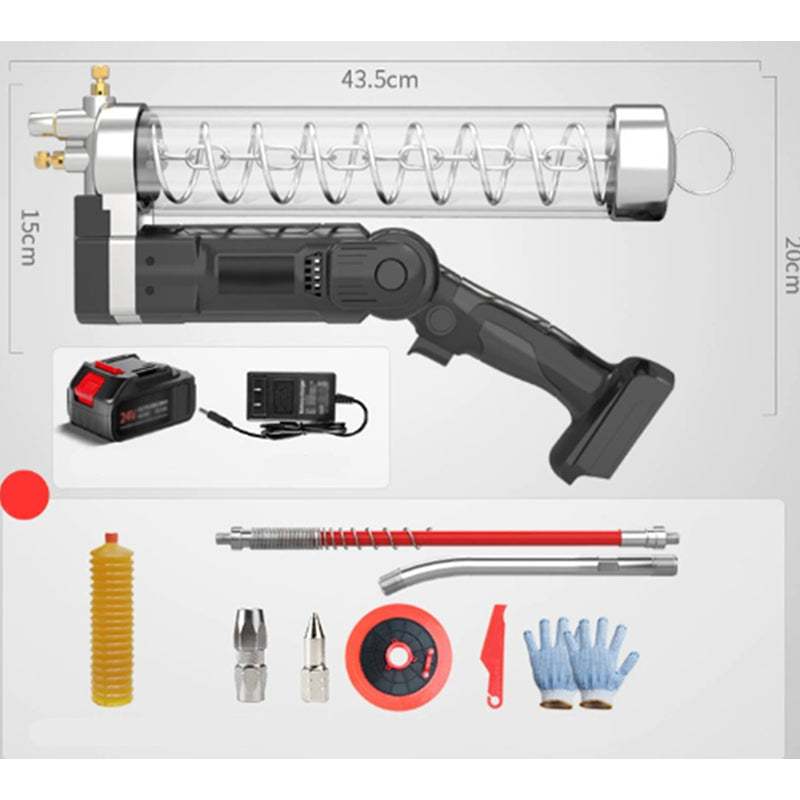 Kit de pistolet à graisse automatique portable