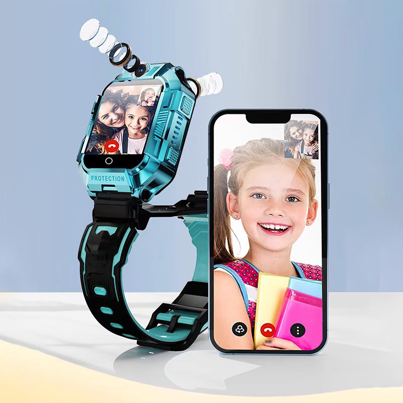 4g montre intelligente pour les enfants avec carte sim fonction SOS et localisateur GPS appelé caméra imperméable ip67 cadeau pour ios et android montre pour enfants