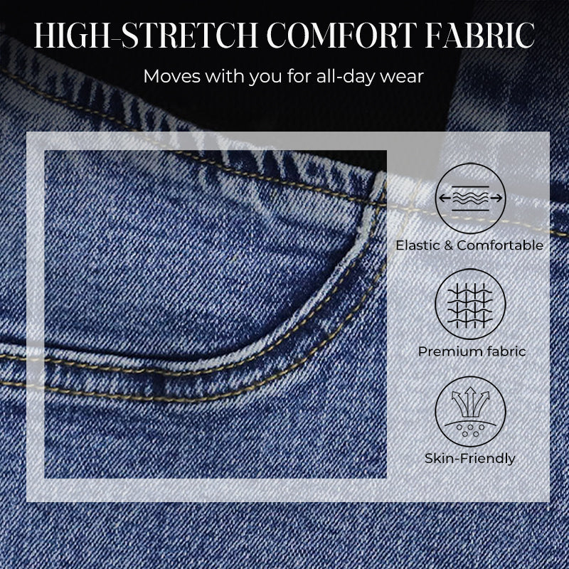 ⏳Offre spéciale à durée limitée⏰👖Jean évasé stretch taille haute pour femme