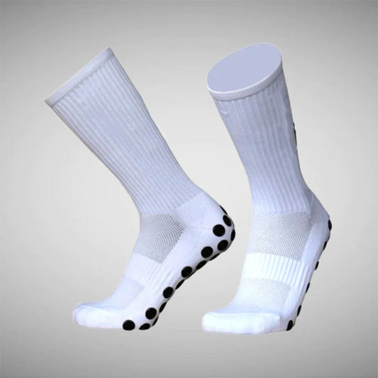 Chaussettes courtes pour hommes, en tissu éponge épais, antidérapantes