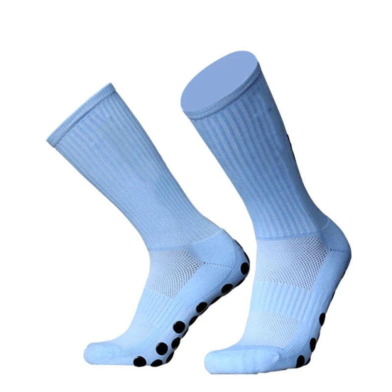 Chaussettes courtes pour hommes, en tissu éponge épais, antidérapantes
