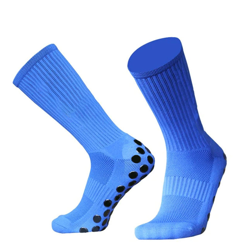 Chaussettes courtes pour hommes, en tissu éponge épais, antidérapantes