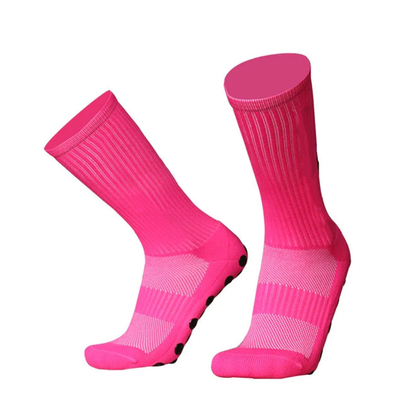 Chaussettes courtes pour hommes, en tissu éponge épais, antidérapantes