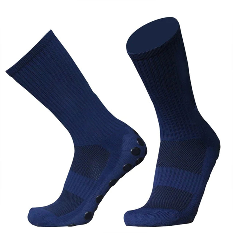 Chaussettes courtes pour hommes, en tissu éponge épais, antidérapantes