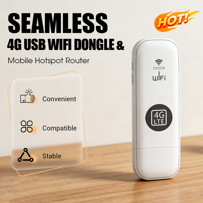 💐50% DE RÉDUCTION ! Routeur WiFi 4G Portable – Partage Jusqu‘à 10 Appareils 📱💻【Prix Spécial】