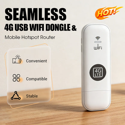💐50% DE RÉDUCTION ! Routeur WiFi 4G Portable – Partage Jusqu‘à 10 Appareils 📱💻【Prix Spécial】