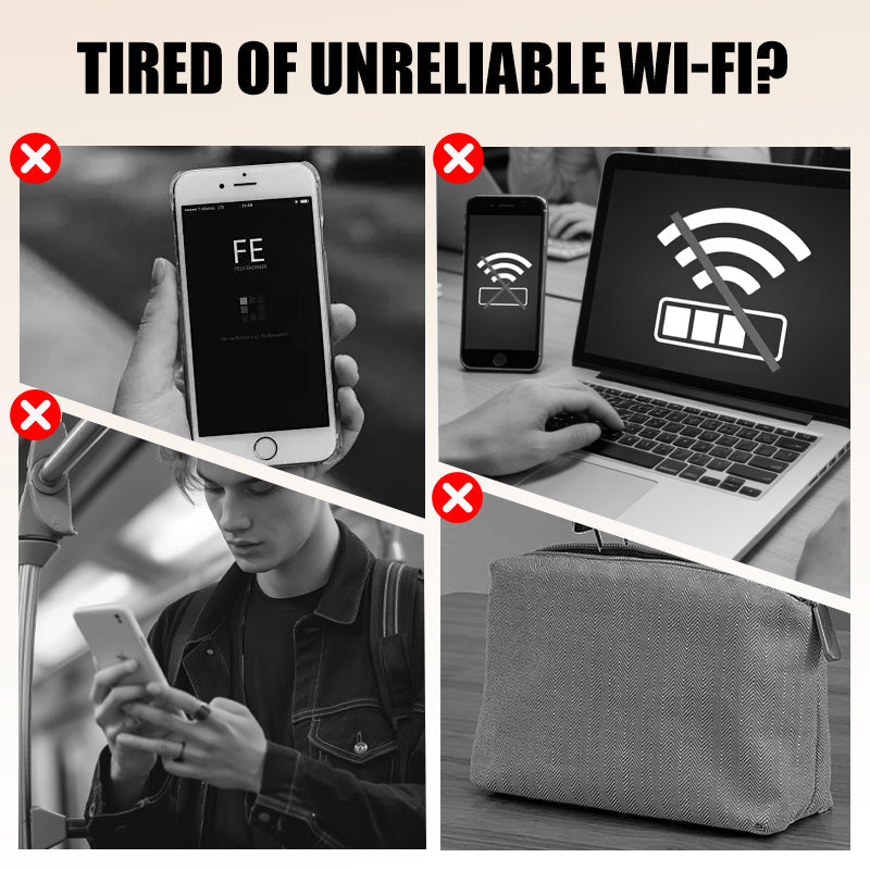 💐50% DE RÉDUCTION ! Routeur WiFi 4G Portable – Partage Jusqu‘à 10 Appareils 📱💻【Prix Spécial】