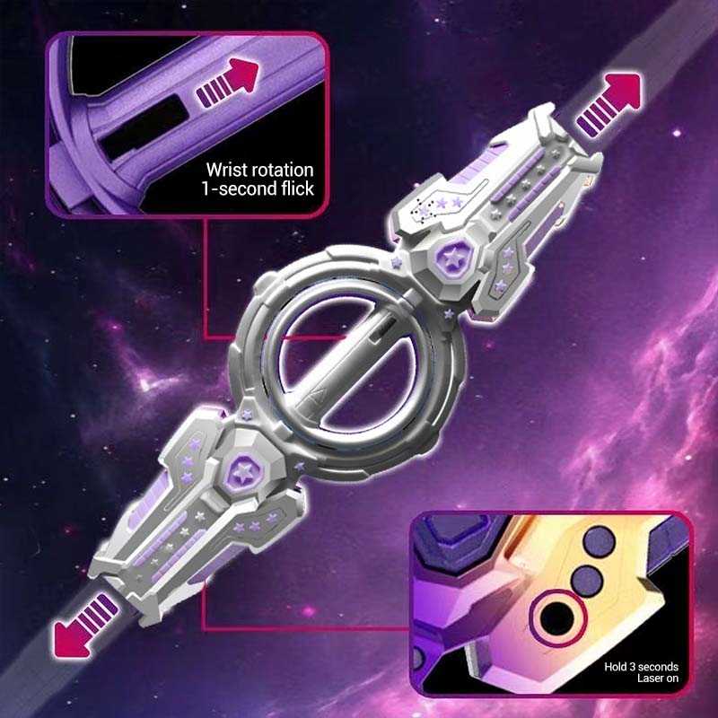 Sabre laser rechargeable avec effets d'étincelles et sonores