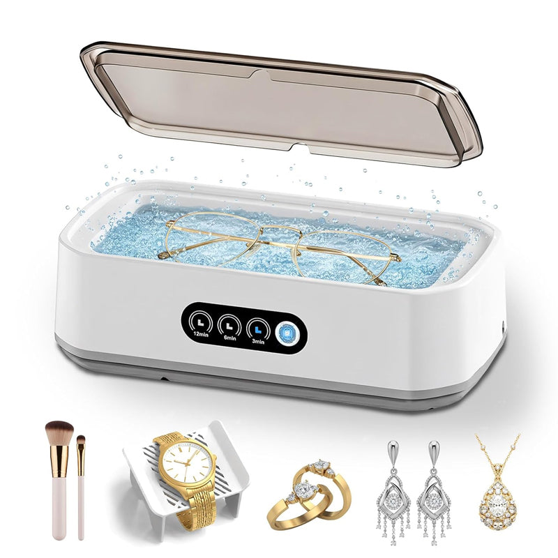 🔥50 % de réduction !! ⏰ Nettoyeur à Ultrasons 650 ml – Pour Bijoux, Lunettes, Montres & Plus ! Nettoyage 360° Sans Frotter ✨