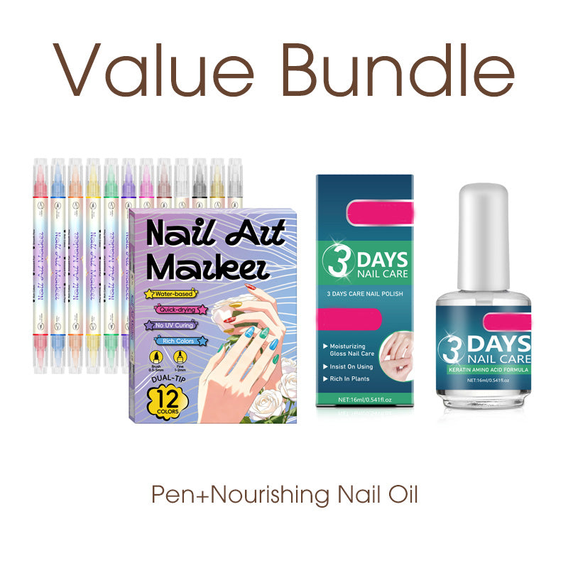✨ Marqueurs nail art double embout – Set de stylos