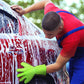 Gants de lavage double face à cinq doigts