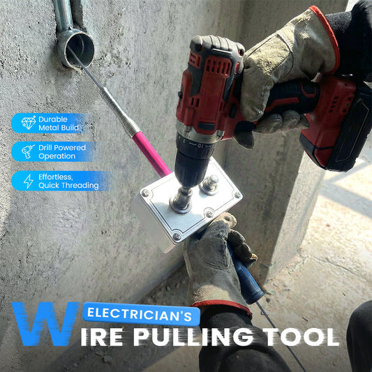 Outil professionnel d'aide au tirage de câbles pour électriciens