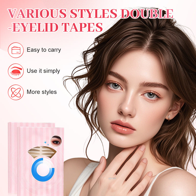 Rubans adhésifs pour paupières doubles de différents styles