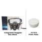 Masque à Gaz Double Filtre au Charbon Actif – Protection Anti-Poussière & Gaz Toxiques, Joint Étanche & Lunettes Incluses 🔥🛡️