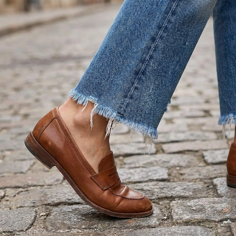 📢📢49 % DE RÉDUCTION !!!⏰Jean droit court rétro pour femme👖