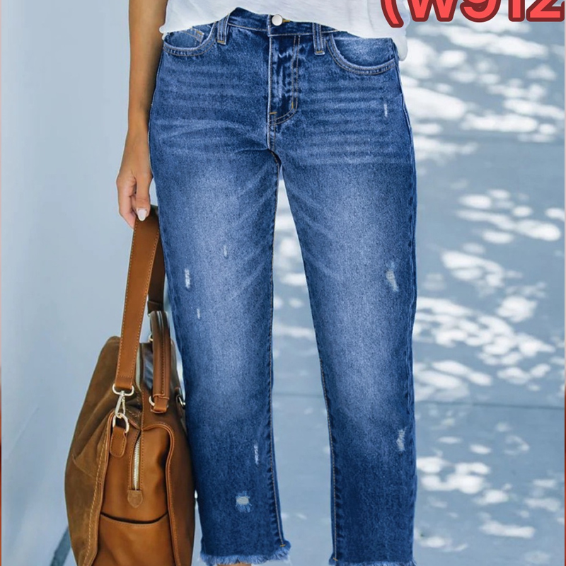 📢📢49 % DE RÉDUCTION !!!⏰Jean droit court rétro pour femme👖