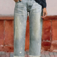 📢📢49 % DE RÉDUCTION !!!⏰Jean droit court rétro pour femme👖