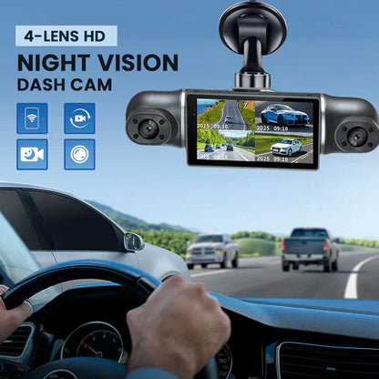 🔥SOLDES 2026💞Plus de 50 000 exemplaires vendus !📹🚗Caméra de stationnement Eagle Eye à 360° – Vue panoramique, sans angle mort. HD 1080p, enregistrement en boucle. Garez-vous en toute confiance. 🛡️🌙