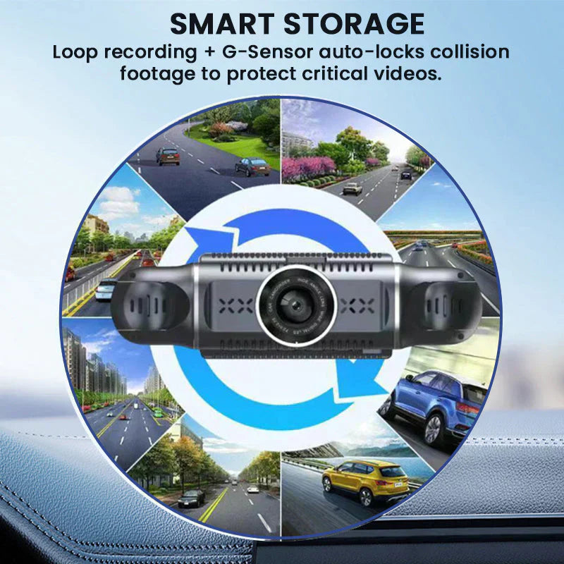 🔥SOLDES 2026💞Plus de 50 000 exemplaires vendus !📹🚗Caméra de stationnement Eagle Eye à 360° – Vue panoramique, sans angle mort. HD 1080p, enregistrement en boucle. Garez-vous en toute confiance. 🛡️🌙