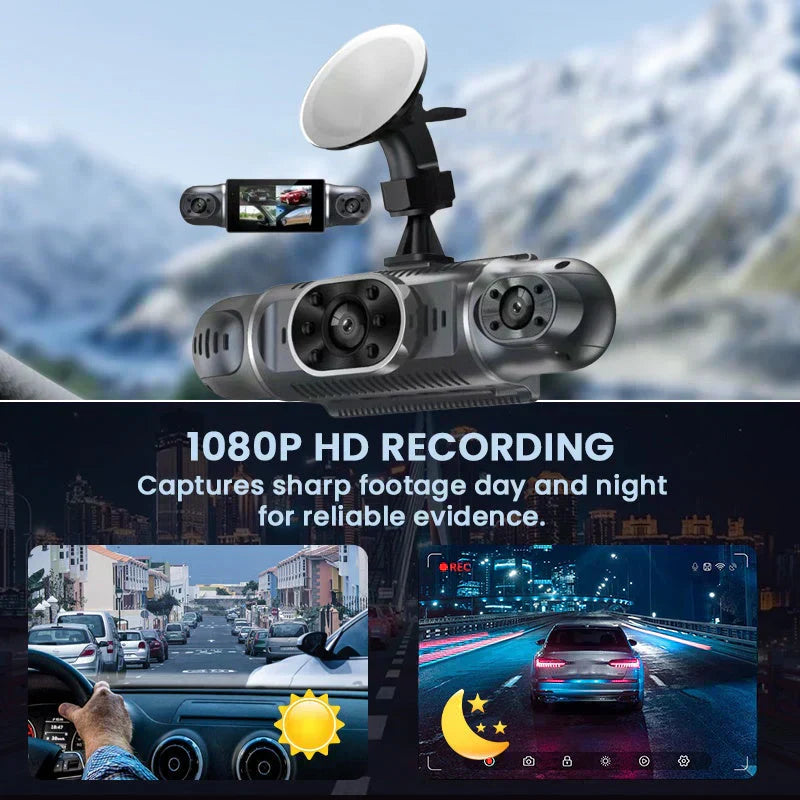 🔥SOLDES 2026💞Plus de 50 000 exemplaires vendus !📹🚗Caméra de stationnement Eagle Eye à 360° – Vue panoramique, sans angle mort. HD 1080p, enregistrement en boucle. Garez-vous en toute confiance. 🛡️🌙