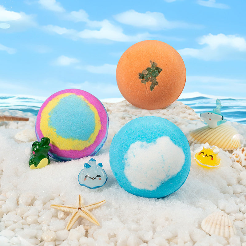 🛁 49% DE RÉDUCTION! 🌊 12 Bombes de Bain Thème Océan – 60g Chacune, Bain Moussant & Idée Cadeau Amusante pour Enfants 🎁