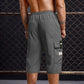 🍃 Pantalon Cargo Capri Homme – Taille à Cordon, Tissu Respirant ✨