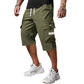 🍃 Pantalon Cargo Capri Homme – Taille à Cordon, Tissu Respirant ✨