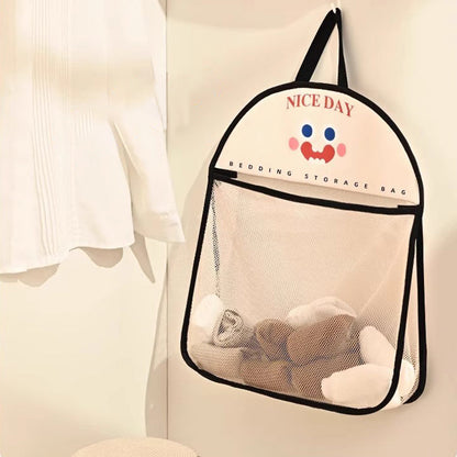 Sac de rangement polyvalent avec filet transparent à suspendre