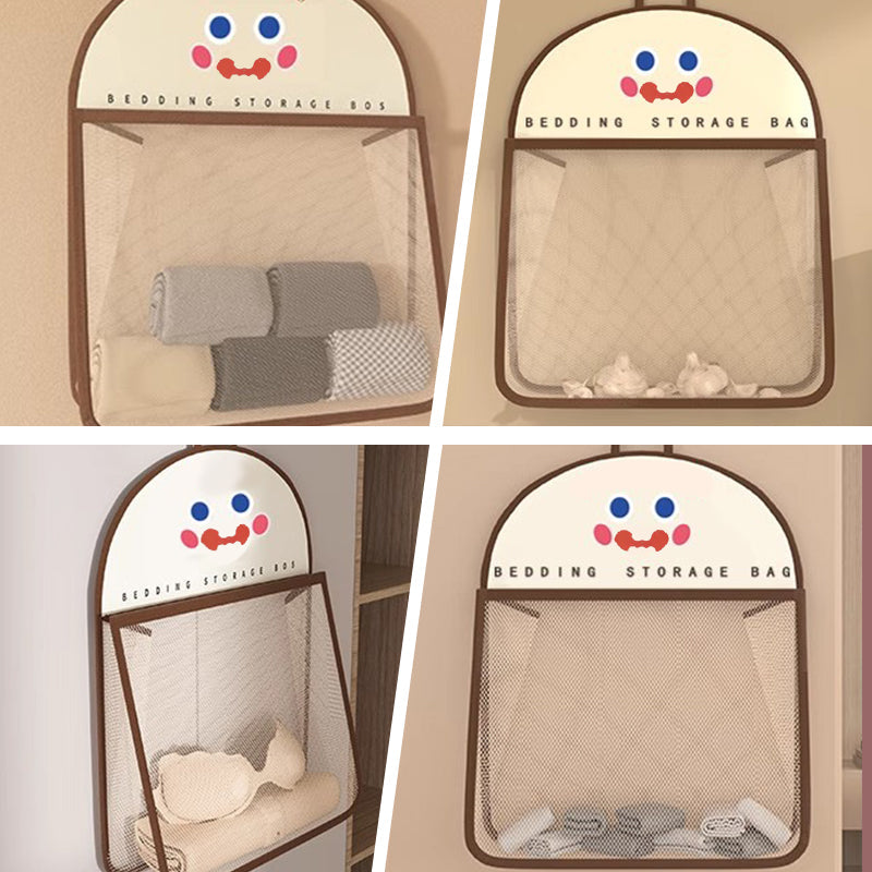 Sac de rangement polyvalent avec filet transparent à suspendre
