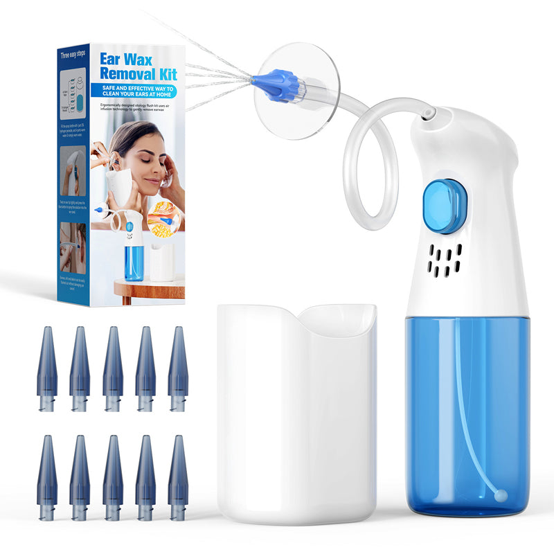 Système manuel d'irrigation auriculaire 1 kit de nettoyage des oreilles