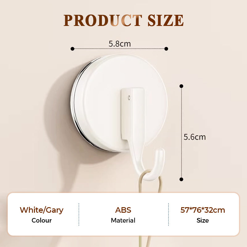 📢📢50 % de réduction !! ⏰ Crochets à Ventouse Réutilisables – Sans Perçage, Sans Trace & Ultra-Résistants ! Idéal Salle de Bain, Cuisine & Voyage 🛁🧳