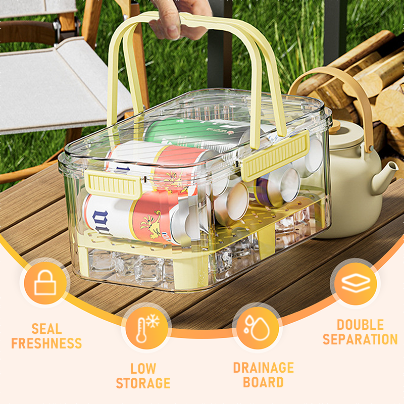 Boîte de conservation portable de grande capacité pour les produits frais