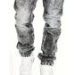 Jean en denim extensible créatif à la mode pour hommes, style minimaliste adapté à l'été, style Emo