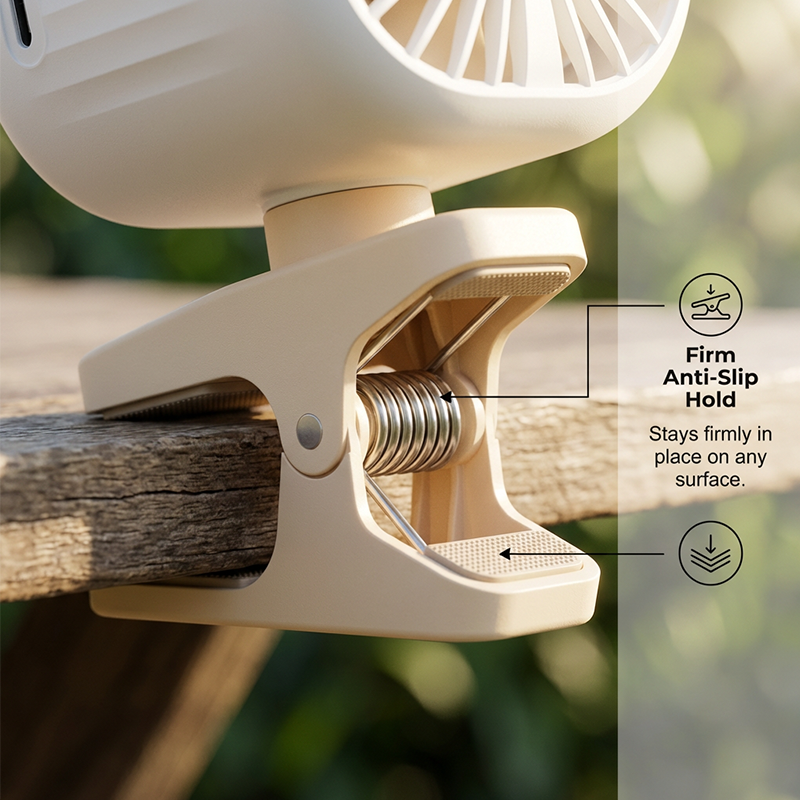 🔥Refroidisseur d'air rechargeable à clipser pour l'extérieur