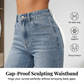 Jean pour femme à taille haute et coupe droite