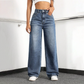 Jean pour femme à taille haute et coupe droite