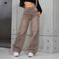 Jean pour femme à taille haute et coupe droite
