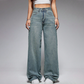 Jean pour femme à taille haute et coupe droite