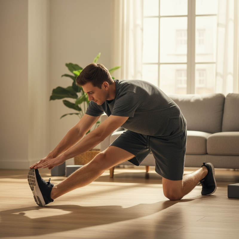 Short de sport décontracté et extensible pour homme