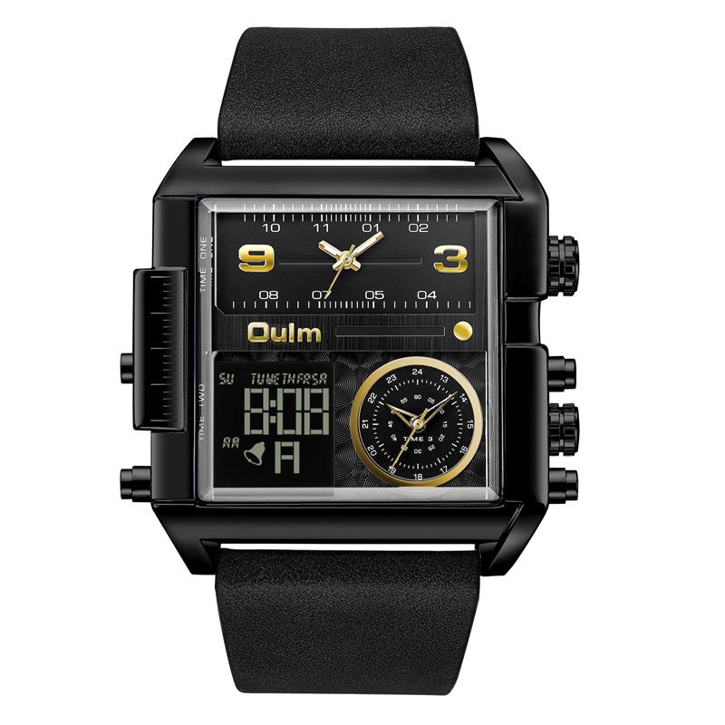 Montre de sport multifonctionnelle et étanche avec un grand cadran