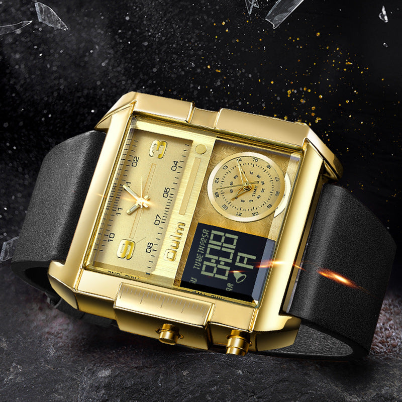 Montre de sport multifonctionnelle et étanche avec un grand cadran