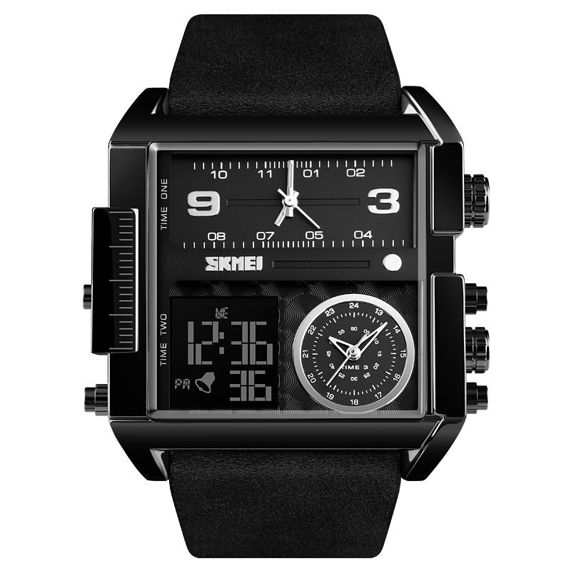 Montre de sport multifonctionnelle et étanche avec un grand cadran
