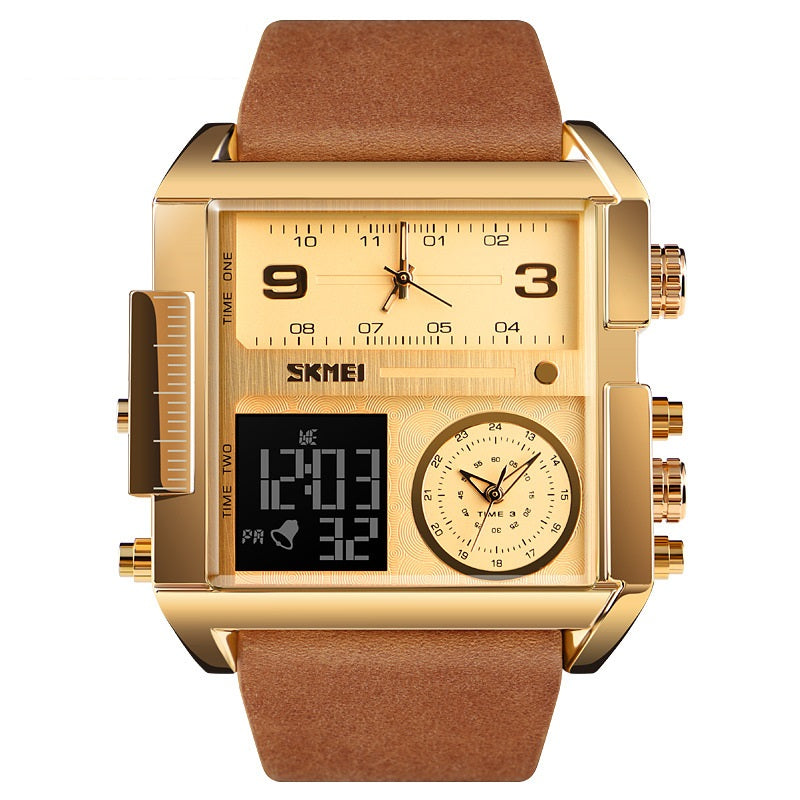 Montre de sport multifonctionnelle et étanche avec un grand cadran